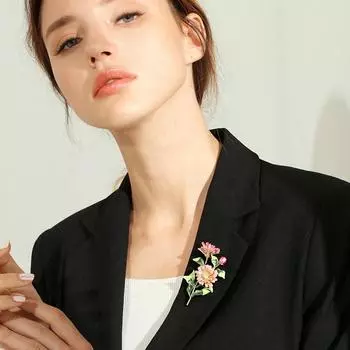 Красочный букет ромашек, эмалевые броши, металлические цветы, свадебные банкетные броши, булавки для женщин, подарок розовый