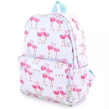 КРАСОЧНЫЙ CANDY STYLE LAURA ASHLEY Рюкзак для начальной школы Большой симпатичный фламинго N0749000 Девочки, Студенты, Дети, Вместимость, Путешествия,