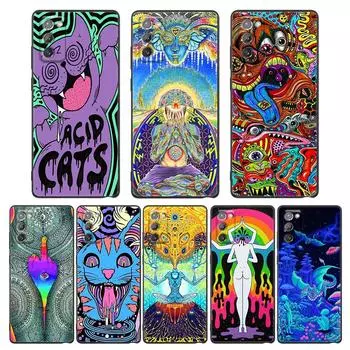 Красочный чехол для телефона с художественной росписью для Samsung Galaxy M62 M52 M51 M32 M22 M11 M01 F62 F52 F42 F22, чехлы с триповым психоделическим рисунком Samsung M01
