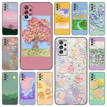 Красочный чехол для телефона с масляной краской для Samsung Galaxy A21 A30 A50 A52 S A13 A22 A32 A33 A53 A73 5G A11 A12 A31 A51 A70 A71 A72 Samsung A11