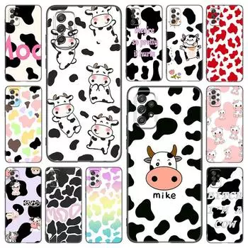 Красочный чехол для телефона с принтом молочной коровы для Samsung Galaxy A21 A30 A50 A52 S A13 A22 A32 A33 A53 A73 5G A11 A12 A31 A51 A70 A71 A72 Samsung A13