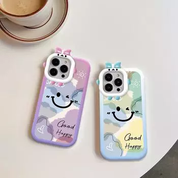 Красочный чехол для телефона с рисунком улыбки, линза монстра, мягкий защитный чехол для телефона Xiaomi Redmi Redmi 10