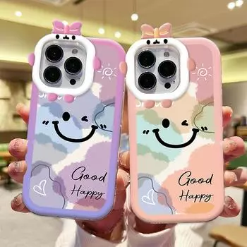 Красочный чехол для телефона с рисунком улыбки, линза монстра, мягкий защитный чехол для телефона Samsung Samsung A02S