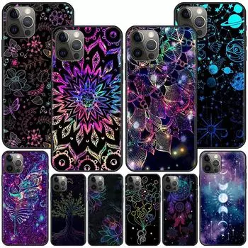 Красочный чехол с акварелью «Ловец снов» для Apple Iphone 14 11 13 12 Pro Max Xr 7 8 Se 2020 Xs 6 6s Plus 5 5S, силиконовый чехол для телефона iPhone 11