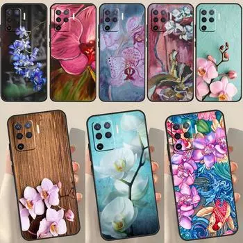 Красочный чехол с цветами орхидеи для OPPO A74 A94 A54 A1K A15 A16 A52 A72 A83 A91 A93 A53S A5 A9 A31 A53 2020, чехол OPPO A92