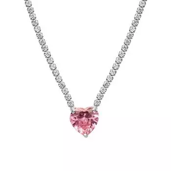 Красочный цирконовый шарм, цепочка-колье теннисная, ожерелье-чокер со стразами для женщин и девушек, модные элегантные украшения 4