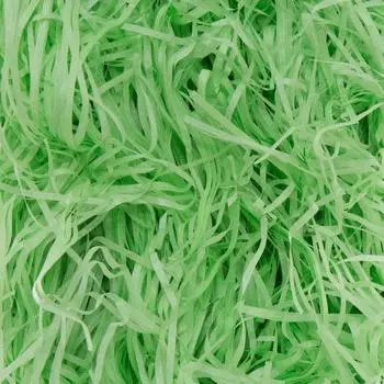 Красочный День святого Валентина Измельченный Материал Лафит Бумага Наполнитель DIY Конфеты 20/100 г Упаковочная бумага Подарочная Коробка Складки Ювелирные Изделия Аксессуар 20g зелёный