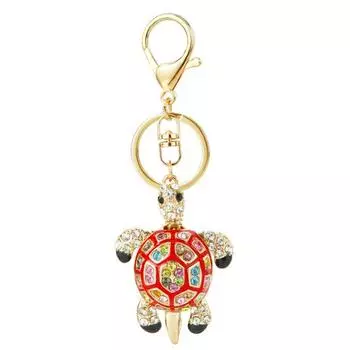 Красочный держатель для ключей, подвесной кулон с изображением удачи, изысканный брелок в виде черепахи, подвеска для сумки Style 1