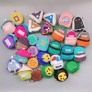 Красочный детский кошелек на молнии с наушниками для монет Kawaii Mini Backpack сумка для хранения аксессуаров Key Phone Organizer Подвеска