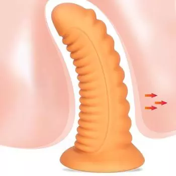 Красочный фаллоимитатор с присоской, секс-игрушки для взрослых, анальная пробка, ремешок на пенис, реалистичный член, женское доминирование, раб, БДСМ, ПВХ S