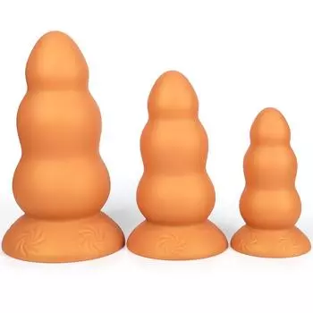 Красочный фаллоимитатор с присоской, секс-игрушки для взрослых, анальная пробка, ремешок на пенис, реалистичный член, женское доминирование, раб, БДСМ, ПВХ S