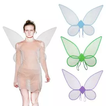 Красочный фестиваль вечеринка дети эльф крылья бабочка реквизит ангел фея эльф крылья реквизит для фотосъемки белый