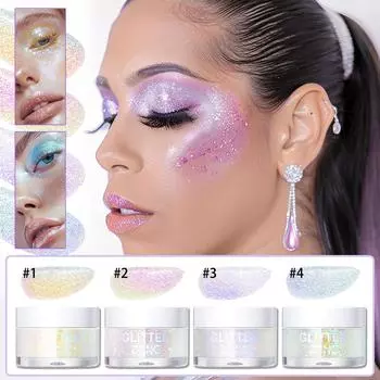 Красочный гель с блестками для тела, The More Beautiful The Night, жидкие тени для век, хайлайтер Body Fine Glitter, 30 мл One Size