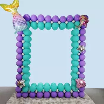 Красочный гигантский большой квадратный воздушный шар, фотофон, арка для воздушного шара, подставка для воздушного шара, подводный фон для свадебных украшений на день рождения