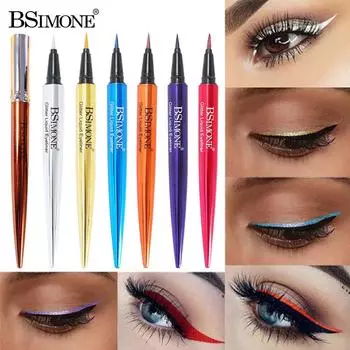 Красочный карандаш для глаз с ослепительной жемчужиной, долговечный, быстросохнущий, водостойкий карандаш для подводки для глаз