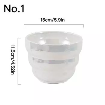 Красочный керамический цветочный горшок, горшок для суккулентов, комнатные украшения, садовые принадлежности, горшок для растений бонсай No.1