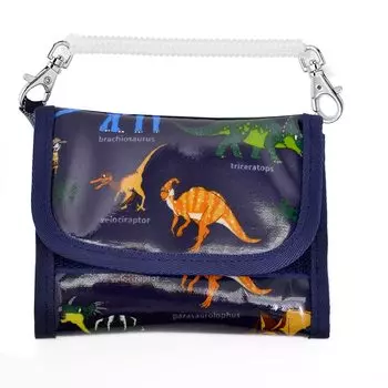 КРАСОЧНЫЙ КОНФЕТНЫЙ СТИЛЬ детский кошелек кошелек Discovery Exploration Dinosaur Continent N5505500 (военно-морской флот)