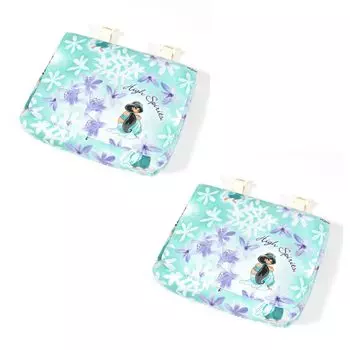 КРАСОЧНЫЙ КОНФЕТНЫЙ СТИЛЬ Disney Movable Pocket Jasmine Aladdin Jasmine Princess Jasmine Набор из 2 стильных насадок Карманный подвижный карман Карманный мешочек