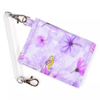 КРАСОЧНЫЙ КОНФЕТНЫЙ СТИЛЬ Disney Pass Case Детский Pass Case Train Coil Chain Hook Bifold Girls Rapunzel PRINCESS Rapunzel Princess Rapunzel N5919900