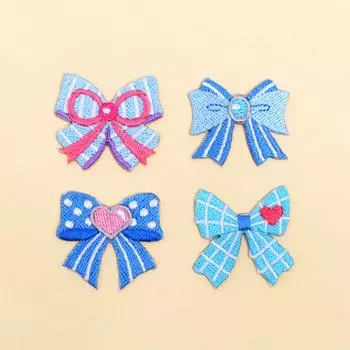 КРАСОЧНЫЙ КОНФЕТНЫЙ СТИЛЬ, нашивка из железа для девочек, вышитая для детей, детского сада, школы, аппликация, аккуратный романтический набор лент N6641200 (Набор 4)