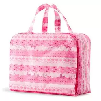 КРАСОЧНЫЙ КОНФЕТНЫЙ СТИЛЬ Подгузник Сумка Подгузник Сделано в Довольно Милый с Ленточным и Кружевным Узором Sweet B1504300 (Площадь), Изменение, Вне, Япония, (Напугать