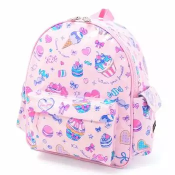 КРАСОЧНЫЙ КОНФЕТНЫЙ СТИЛЬ Рюкзак для молочных сладостей Candy a La Mode N0637900 Девочки, Дети, Легкий, Экскурсия, Детский сад,