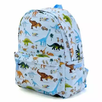 КРАСОЧНЫЙ КОНФЕТНЫЙ СТИЛЬ Рюкзак для начальной школы Большой динозавр Континент N0732300 Мальчики, Студенты, Дети, Вместимость, Экскурсия, Путешествие,