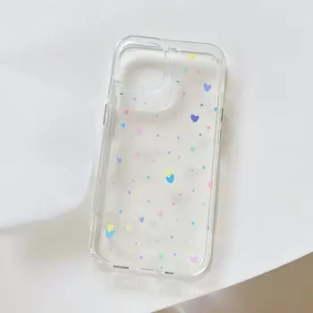 Красочный маленький чехол с сердечком любви, милый космический чехол для телефона, противоударный силиконовый мягкий чехол для Iphone Xr Xsmax 13 11 Pro Max 12 X Capa for iphone XS MAX