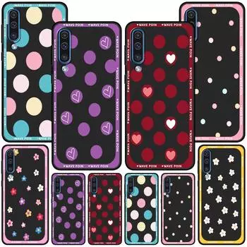 Красочный милый чехол с принтом Wave Poin для Samsung Galaxy A02s A70 A70s A20e A03s A20 A30 A30s A40 A50 A50s, черный чехол из ТПУ для телефона Samsung A10