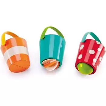 Красочный набор ведер, игрушка для детского душа. Детское ведро для душа, играющее с водой. 8x5.5x6cm