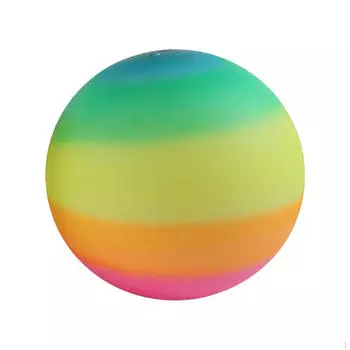 Красочный надувной мяч для прыжков для детей, диаметр 18 дюймов/50 см, игры в помещении и на открытом воздухе, упражнения Ball with Grip