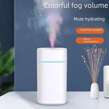 Красочный нано-увлажнитель и ароматерапевтический ночник Plug-in зелёный