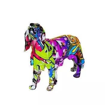 Красочный перенос воды в скандинавском стиле, украшение для немецкой овчарки, художественное украшение для вечеринки, украшение для гостиной, спальни, домашний интерьер, креативный маятник