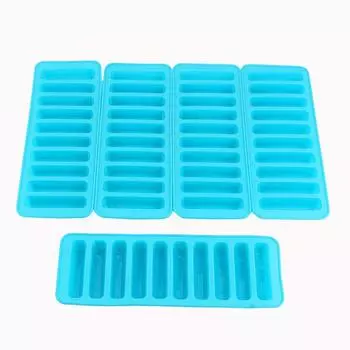 Красочный поднос для кубиков льда в форме цилиндров, форма для заморозки, форма для помадки, шоколада, сделано из силикона