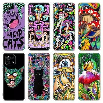Красочный психоделический чехол для телефона с триповым рисунком для Xiaomi Mi POCO X3 NFC GT M4 M3 12 11T 10T Pro A3 11 Lite NE 5G 12X 11i F3 Xiaomi Mi A3