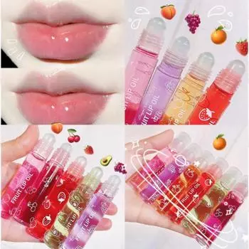 Красочный шарик для губ, мед, прозрачный бесцветный шарик, стеклянная глазурь для губ, увлажняющий и увлажняющий для женщин