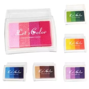 Красочный штамп, чернильная подушечка, рисунок, свадебный отпечаток пальца, скрапбукинг, детская игрушка