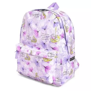КРАСОЧНЫЙ СТИЛЬ КОНФЕТ Цветной рюкзак Disney в стиле конфет Лаванда (с ремнем) / Рапунцель/МОДНАЯ ПРИНЦЕССА/N0755200