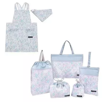 КРАСОЧНЫЙ СТИЛЬ КОНФЕТ, обувь для занятий в детском саду, спортивная одежда со шнурком, аксессуар для чашки для обеда, фартук с крестиком сзади, милый цветочный NT908700, комплект из 6 предметов,