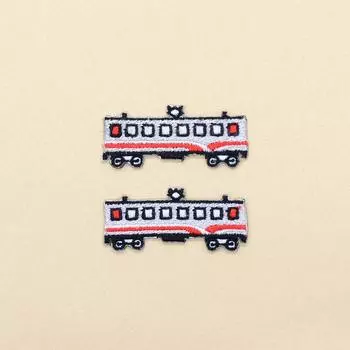 КРАСОЧНЫЙ СТИЛЬ КОНФЕТ Железная нашивка для мальчиков Вышивка Дети Детский сад Детский сад Аппликация Поезд Серебро N6620600 (Набор 2)