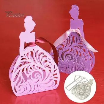 Красота Box из углеродистой стали резки DIY карты для скрапбукинга фото трафарет ремесло плесень серебряный