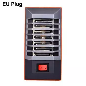 Красота Декор Светодиодный УФ-светильник от насекомых, электрическая ловушка для защиты от комаров и насекомых, репеллент *EU Plug серый