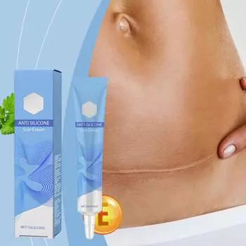 Красота и удаление шрамов Сохраняет кожу лица и тела увлажненной и восстанавливает поврежденную кожу Крем от шрамов Крем от шрамов 15 мл белый