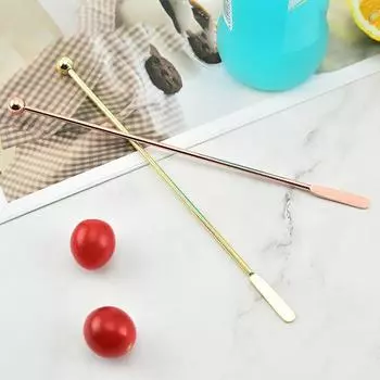 Красота, легкость очистки, многофункциональная нержавеющая сталь, эргономичный дизайн, коктейльная палочка, инструмент для бармена, коктейльная палочка серебряный