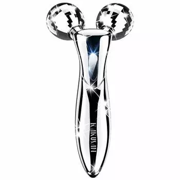 Красота лица Маленький Лицо Без Зарядки Подарочный Ролик, Ролик, Лицо, Тело, Ролик, Y-образный, 3D, Требуется, Водонепроницаемый, Микроток, серебряный