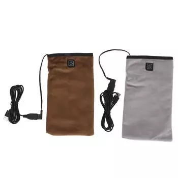 Красота с подогревом, варежки для рук, USB 3 настройки, электрические согревающие рукавицы для ухода за руками в СПА Gray