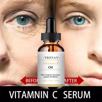 Красота Увлажняющий крем для лица с витамином С повышает эластичность кожи, усиливает сияние и защищает кожу от загрязнения. 5ml