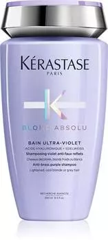 Krastase Blond Absolu Bain Ultra-Violet shampoing bain pour les cheveux blonds froids ayant subi une dcoloration ou un balayage TU прозрачный