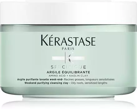 Krastase Spcifique Argile quilibrante purifying mineral clay mask for roots and scalp TU прозрачный