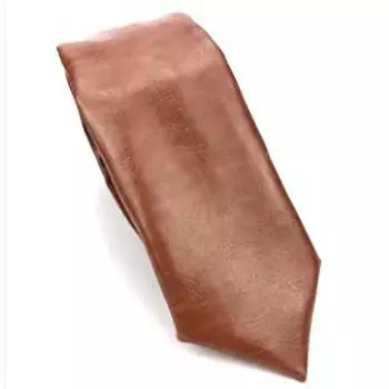 Krawatte Lederkrawatte Leder Schwarz Herren Schlip Echtleder Tie Gentleman For